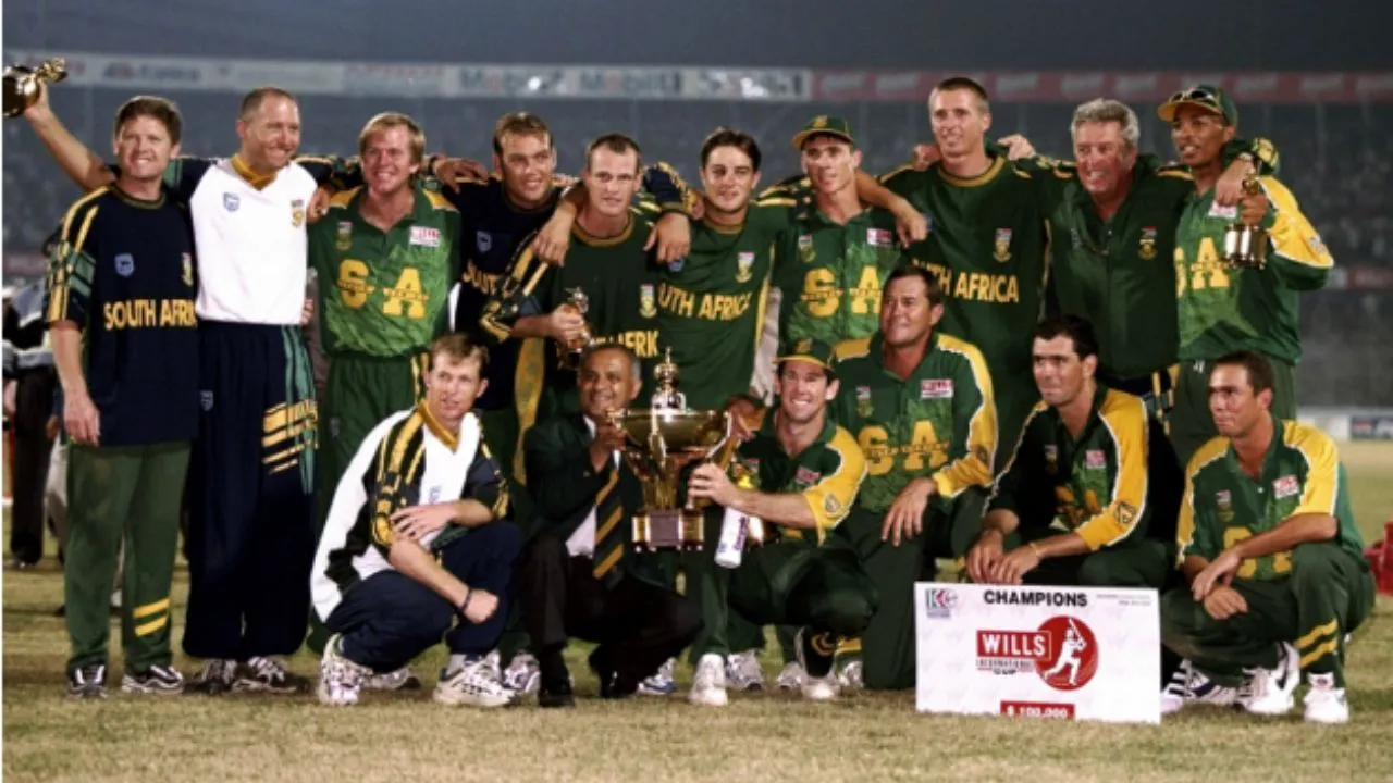 South Africa won the first ever Champions Trophy tournament in 1998