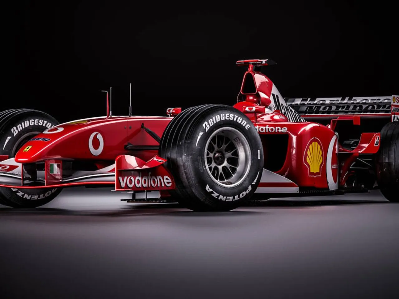Ferrari F2002 is one of the iconic liveries in Formula 1