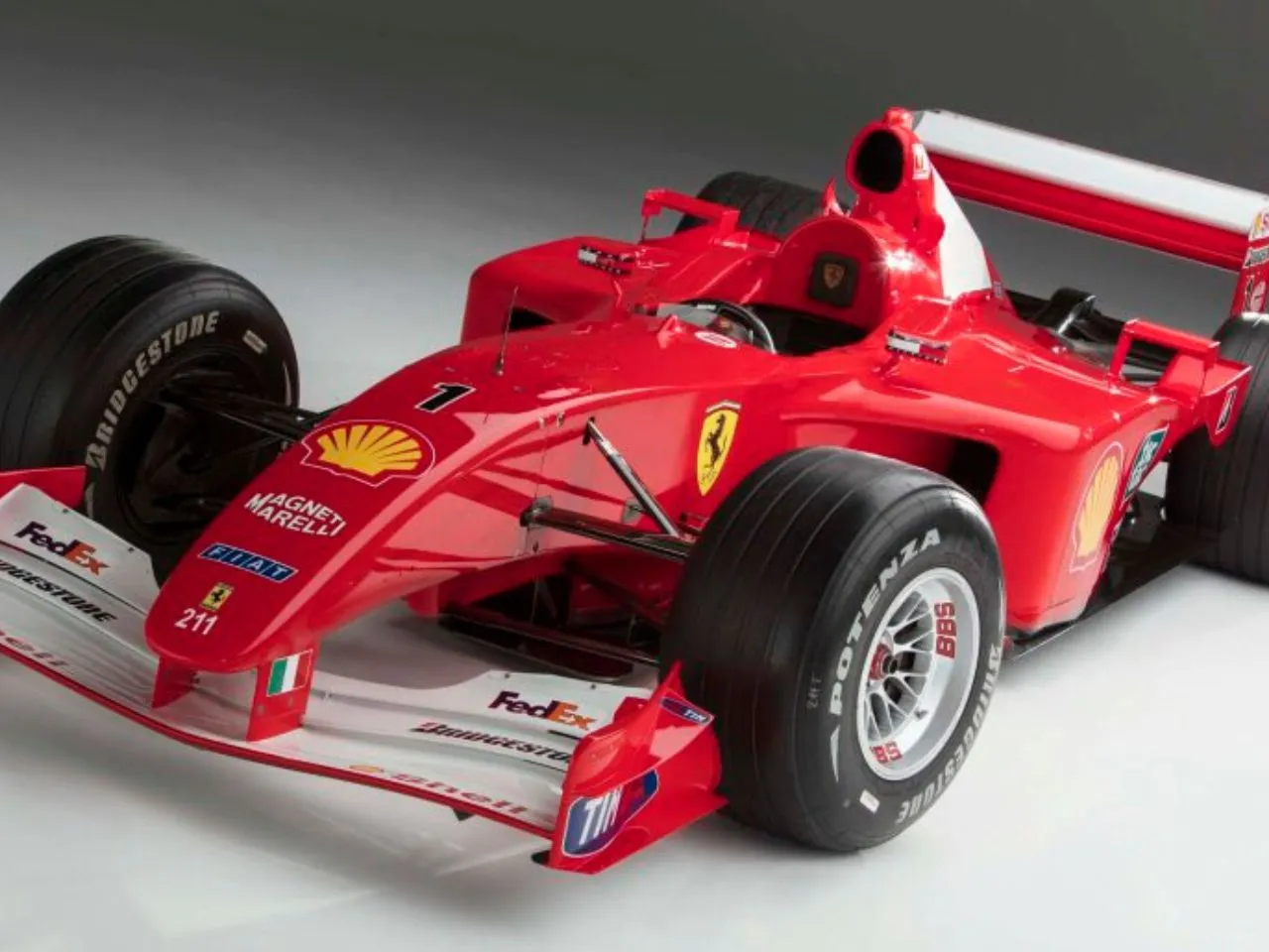 Ferrari F2001 is one of the top 10 most expensive F1 cars sold in Auction