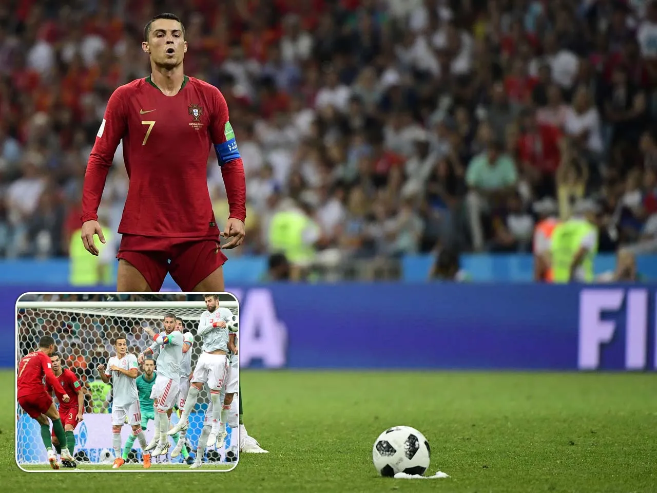 Cristiano Ronaldo Spain vs Portugal 