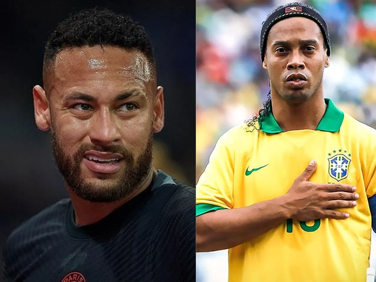 Ronaldinho and Neymar 