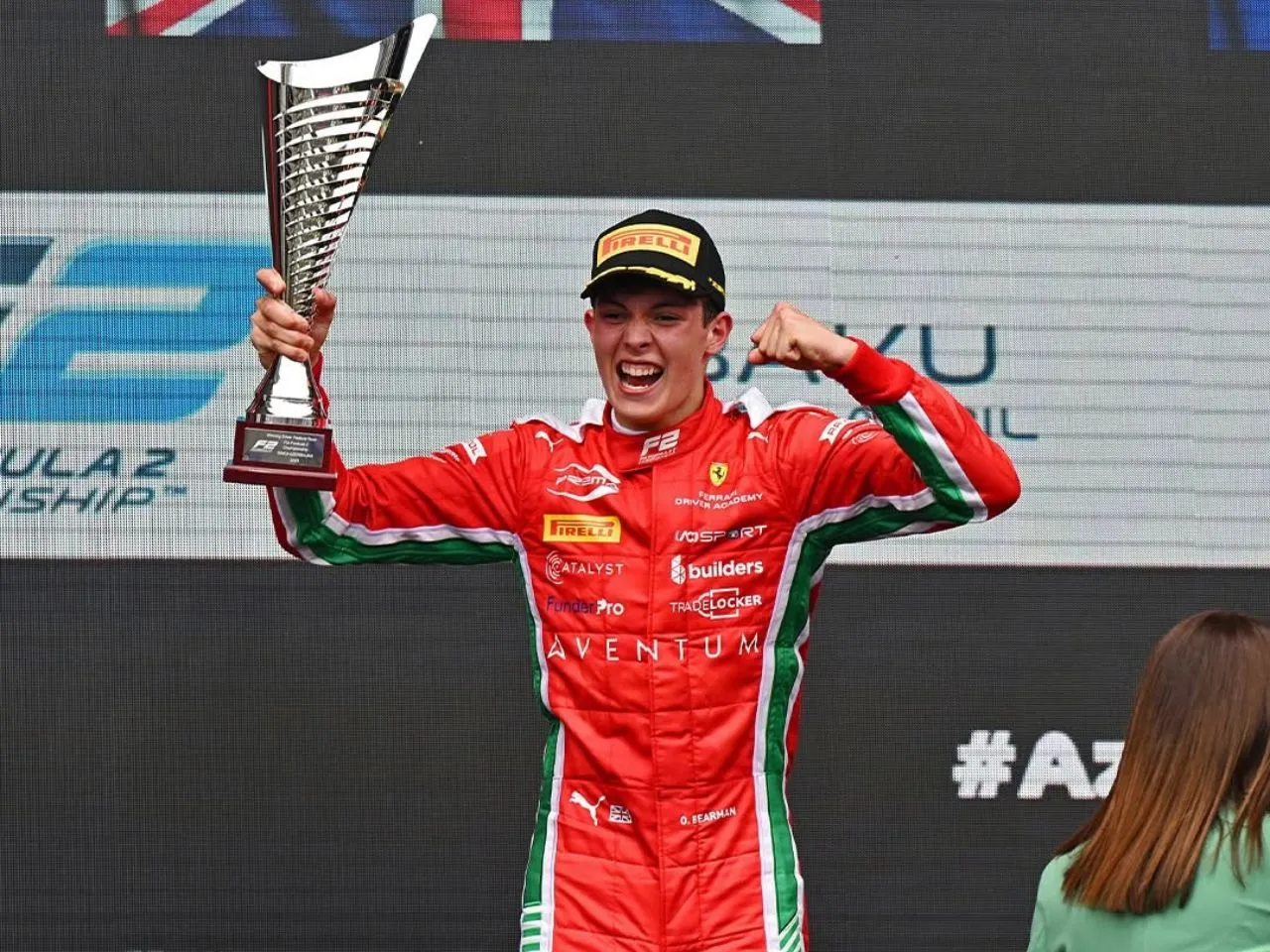 Olliver Bearman Rookie No 3 school