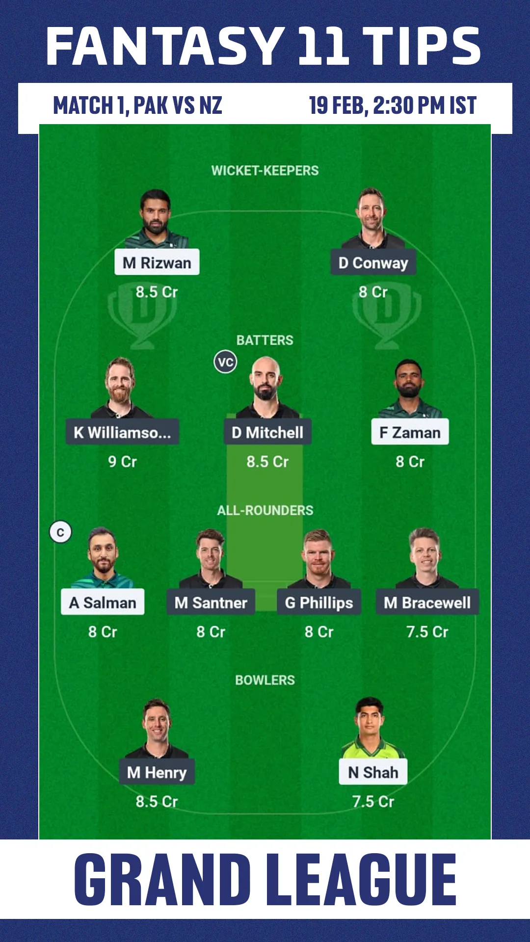 PAK vs NZ Dream11 Prediction