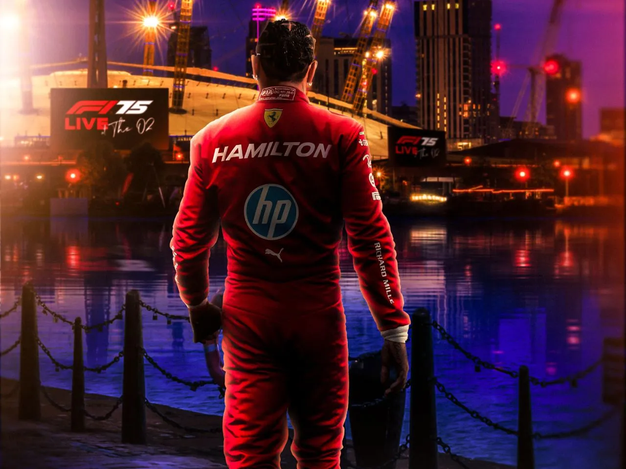 Lewis Hamilton will be there in a Ferrari suit