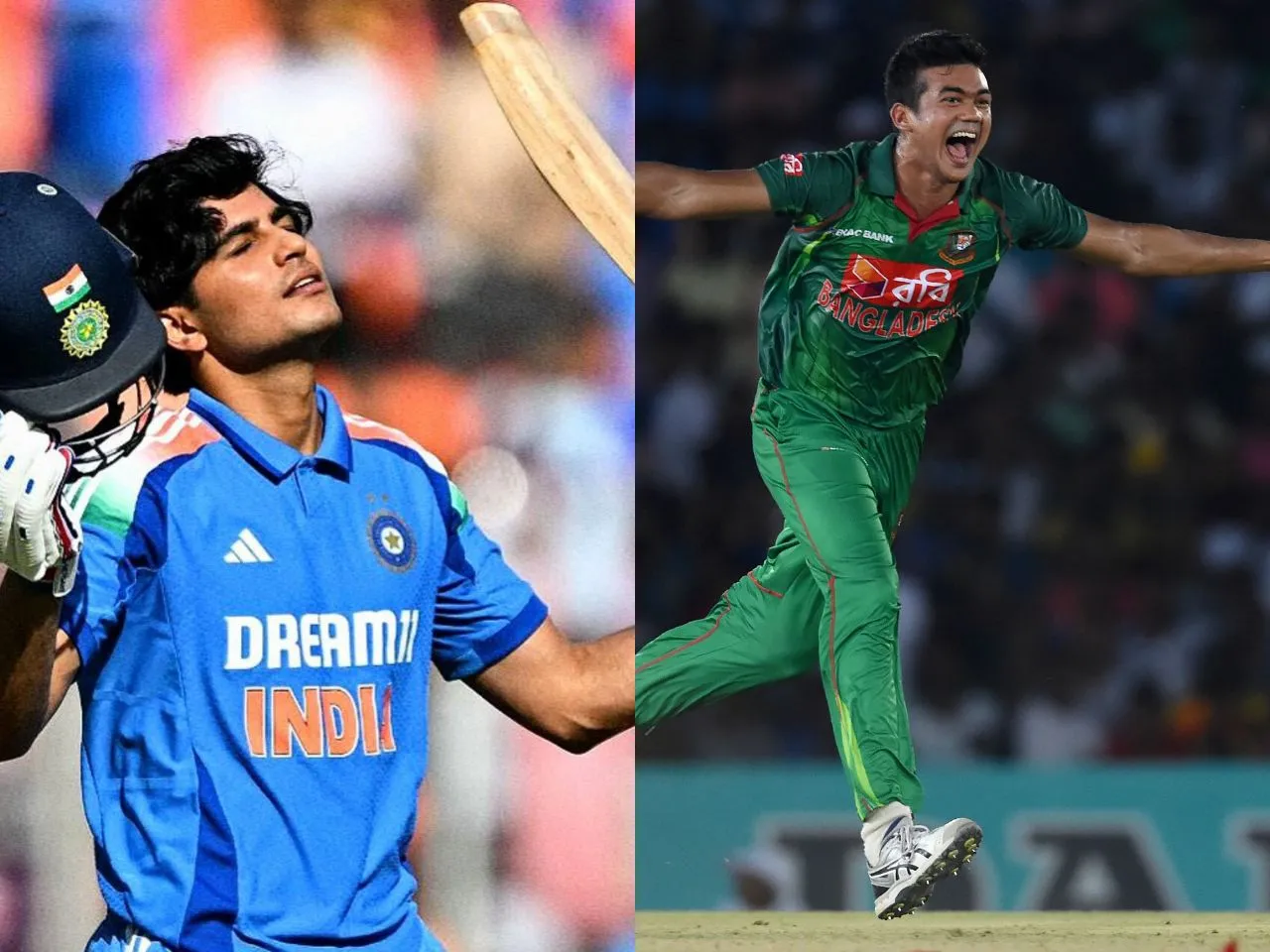 Shubman Gill and Taskin Ahmed  top three player battles – India vs Bangladesh, ICC Champions Trophy 2025