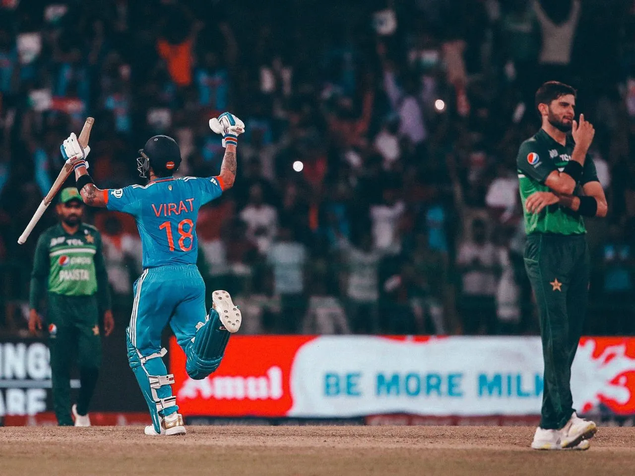 Virat Kohli's ODI best score of 183 came against Pakistan