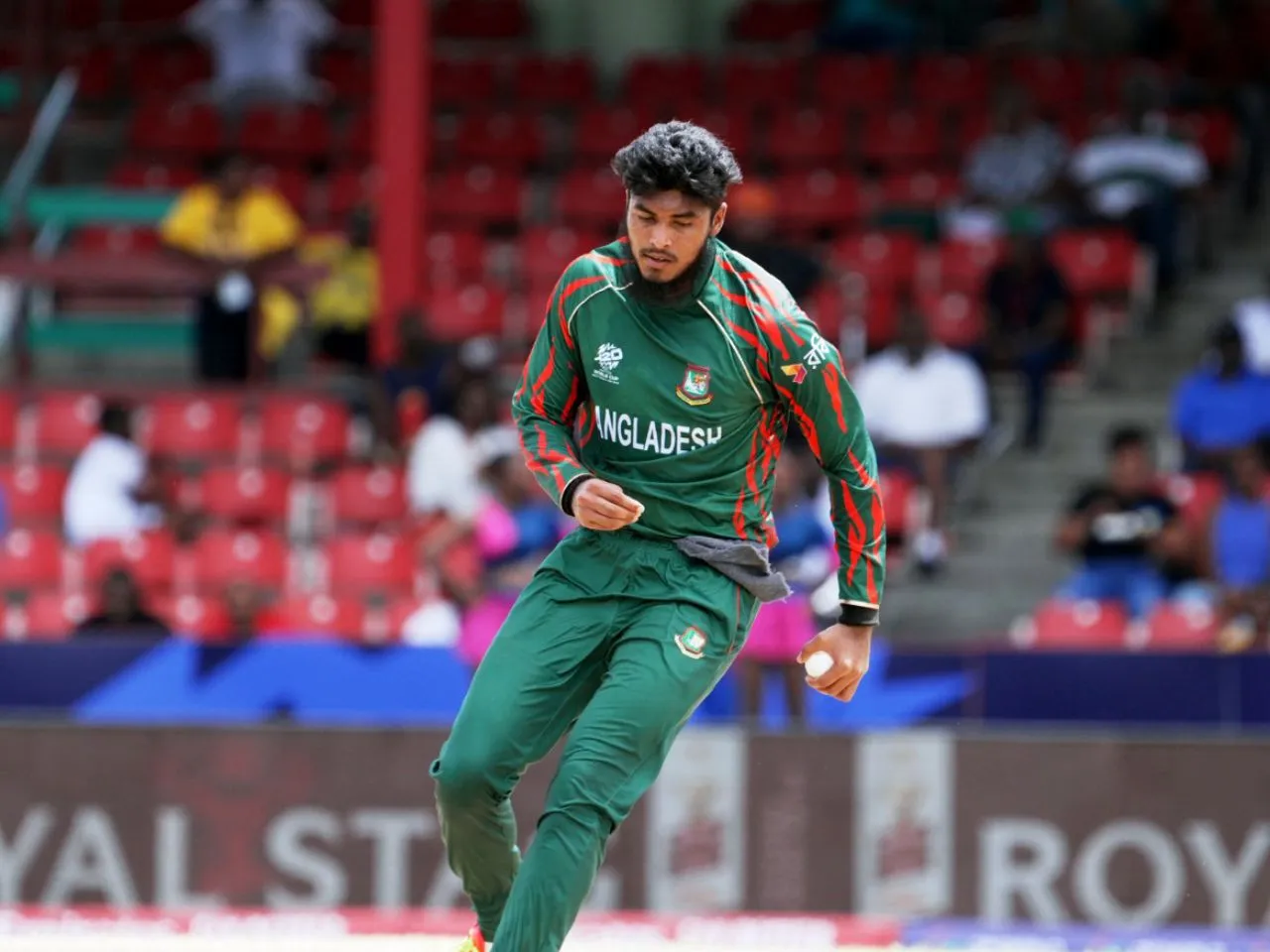 Rishad Hossain picked two wickets vs India