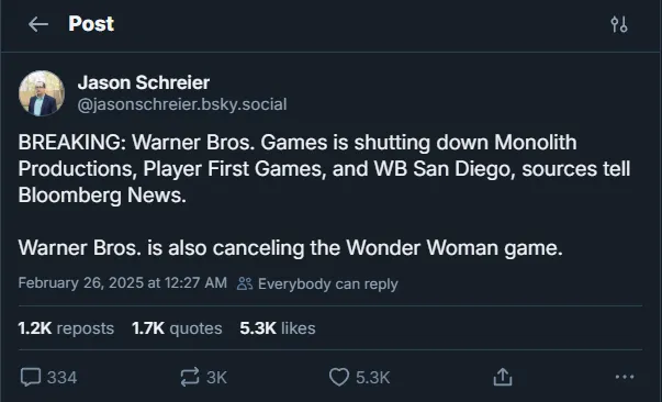 Jason Schreier Bloomberg