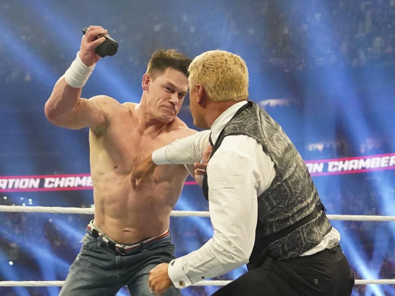 John Cena's heel turn on Cody Rhodes at the Elimination Chamber 2025