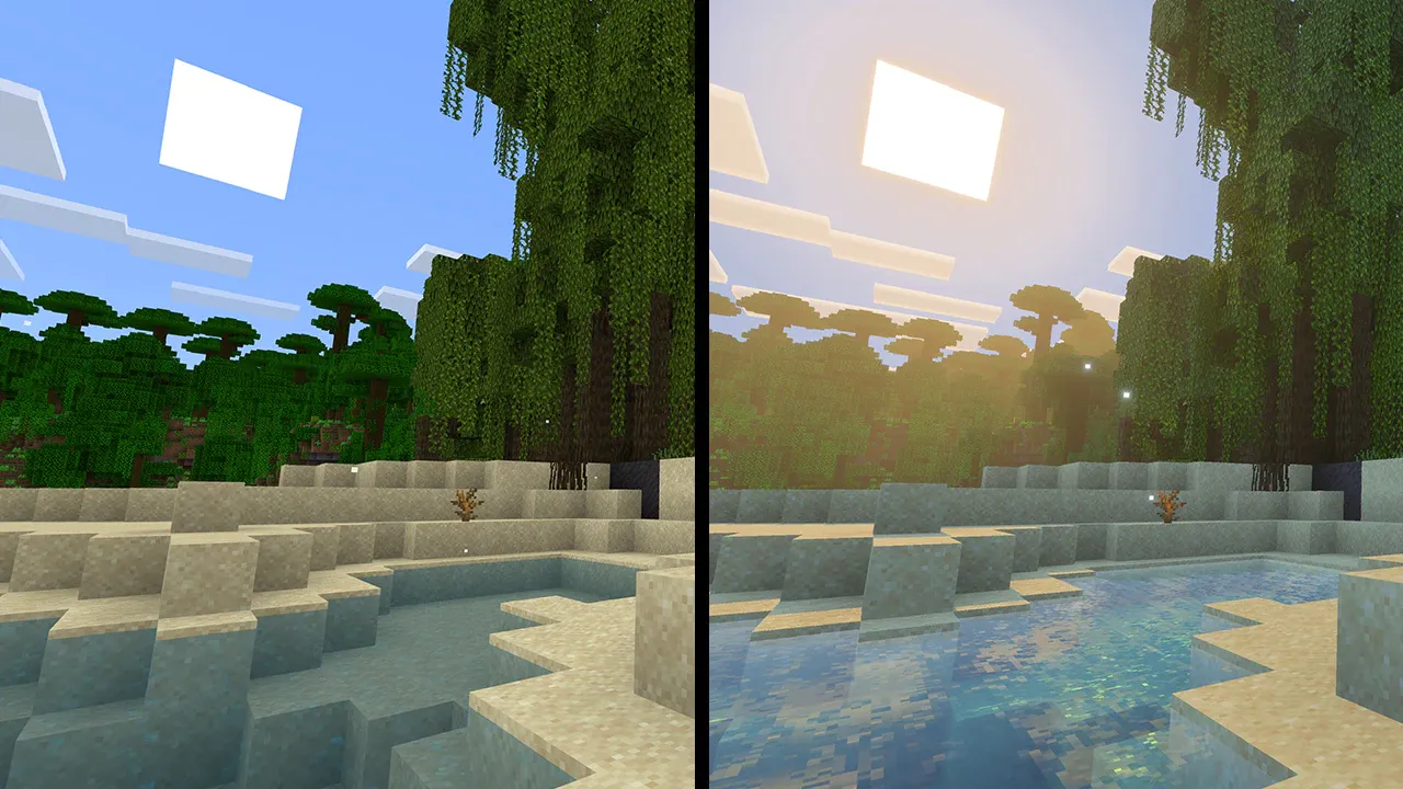 minecraft vibrant visuals