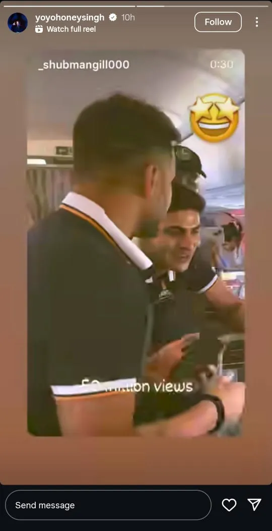 Shubman Gill singing 'high-heels' song