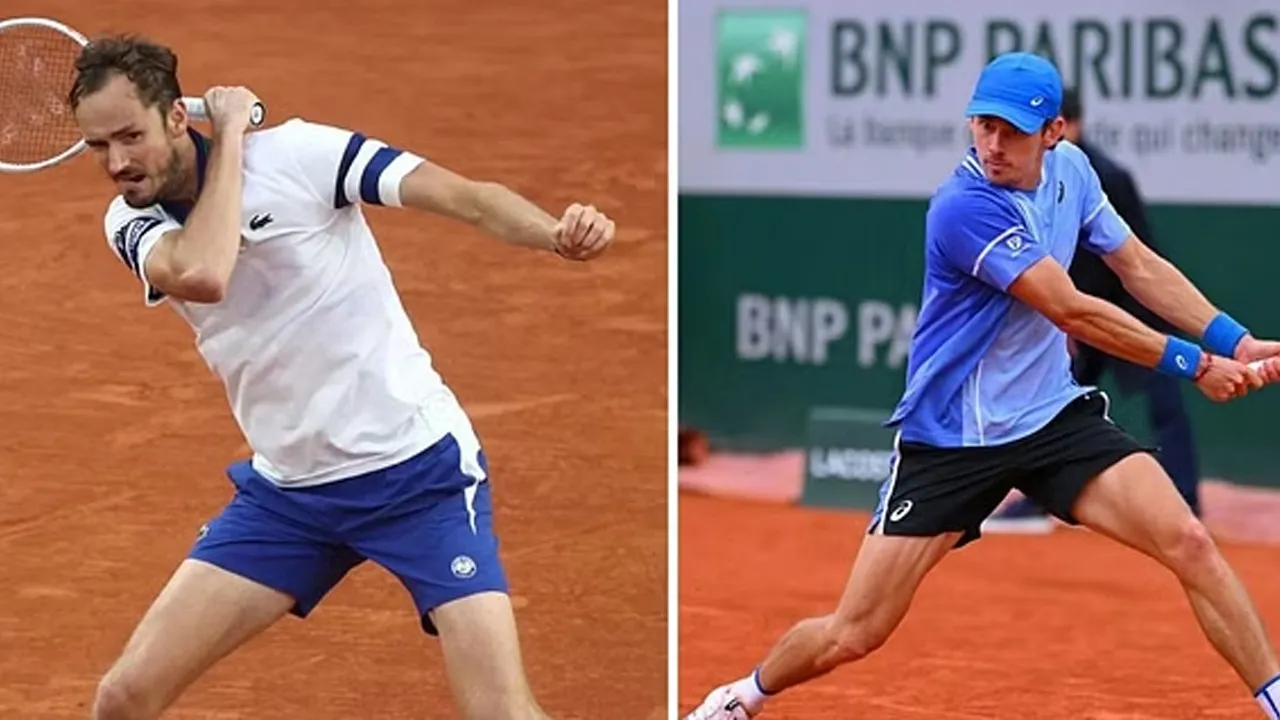 Daniil Medvedev vs. Alex de Minaur (Source - X)