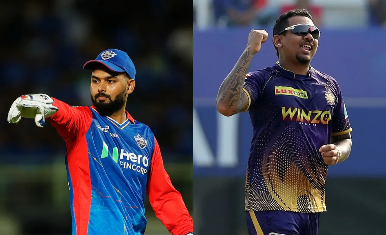 Rishabh Pant and Sunil Narine