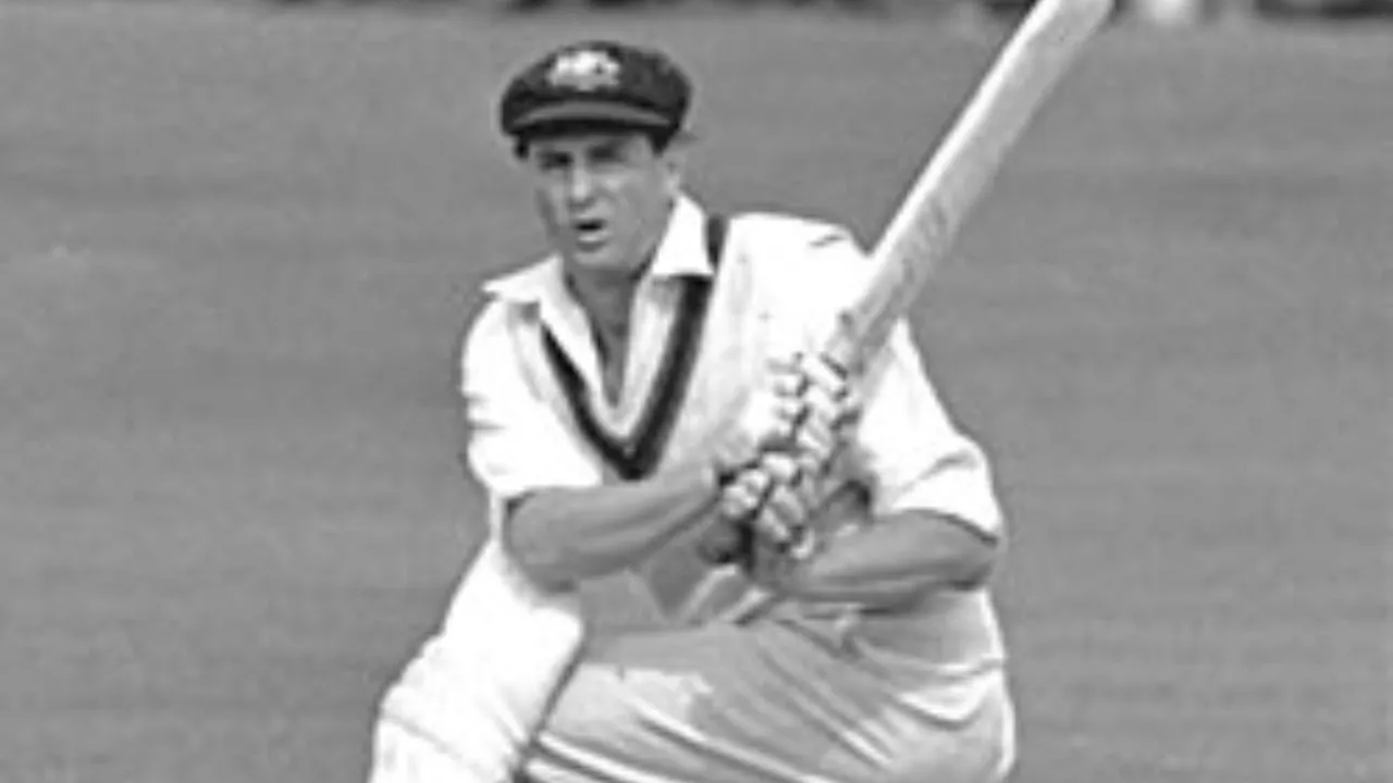 Keith Miller Score century