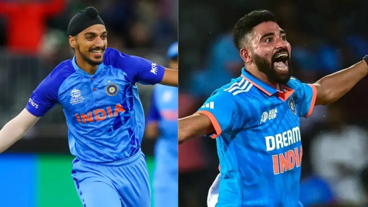 Arshdeep Singh and Mohammed Siraj 