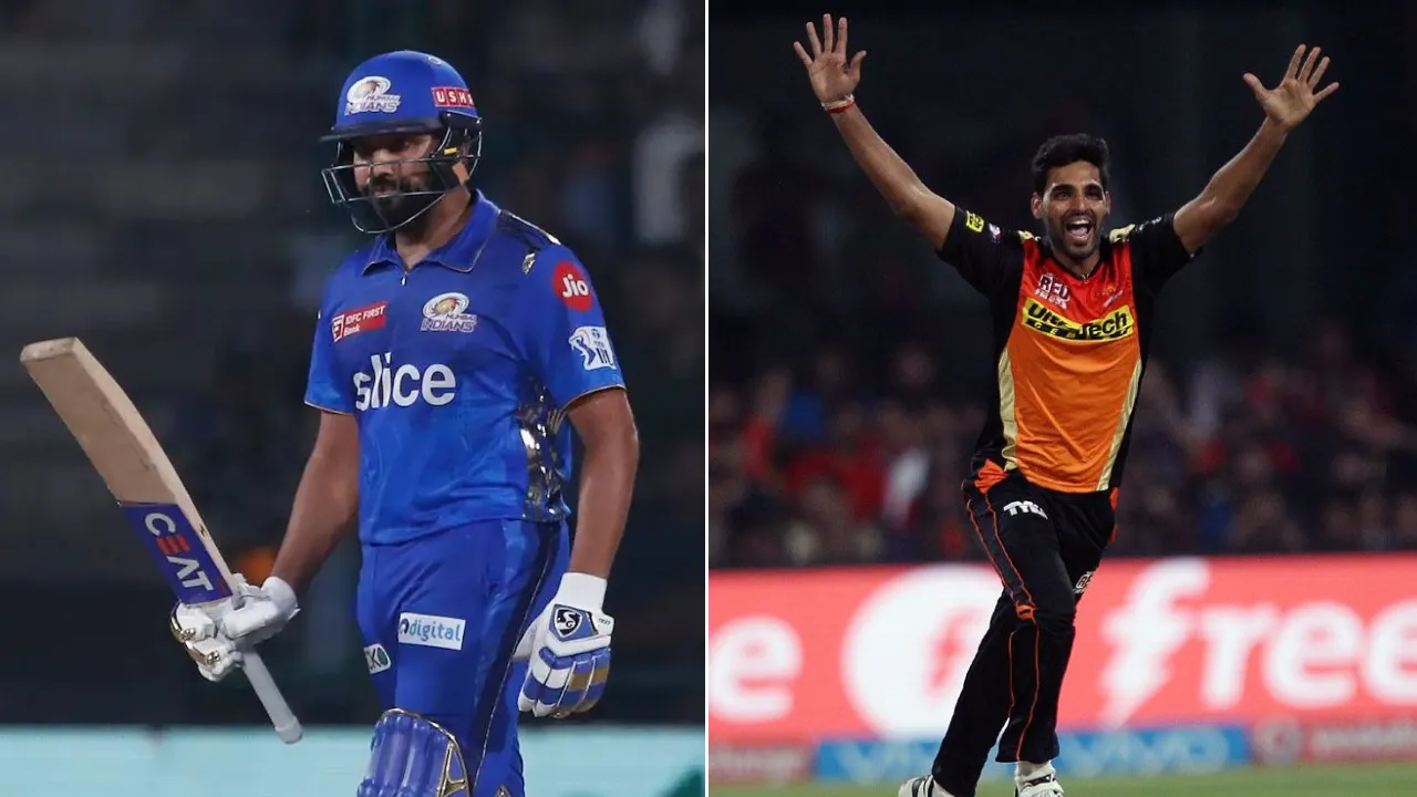 Rohit Sharma and Bhuvneshwar Kumar (File Photo: Internet)