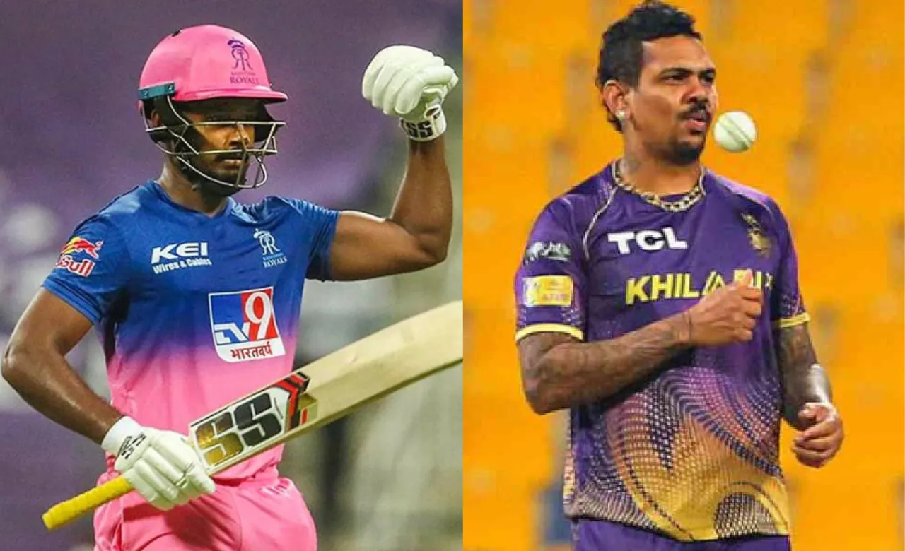Sanju Samson vs Sunil Narine