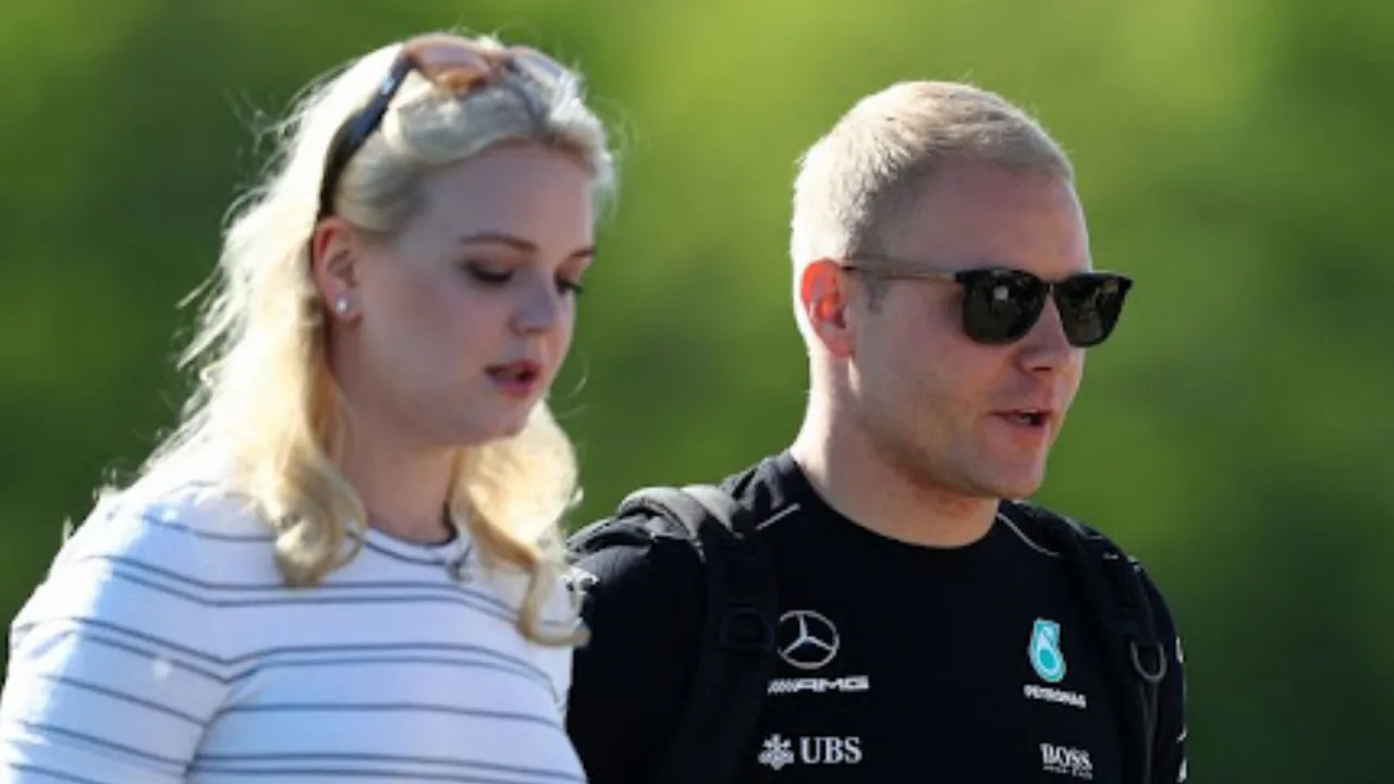 Valtteri Bottas married Emilia Pikkarainen (Source: Twitter)