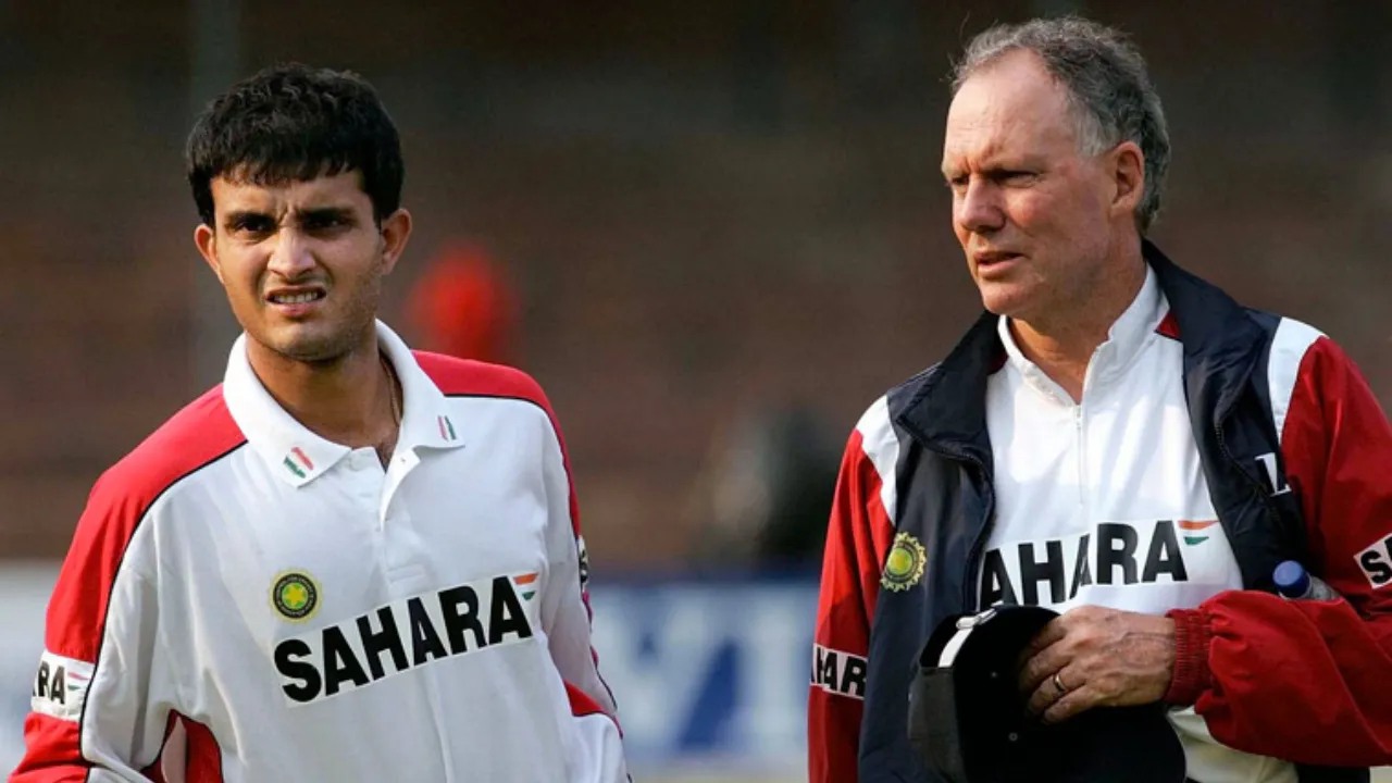 Sourav Ganguly and Greg Chappell (File Photo: Internet) 