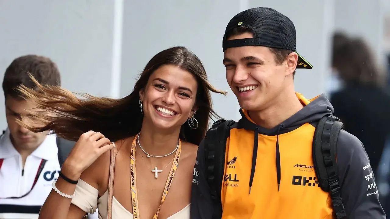 Lando Norris broke up with his ex-girlfriend Luisinha Oliveira (Source: Twitter)