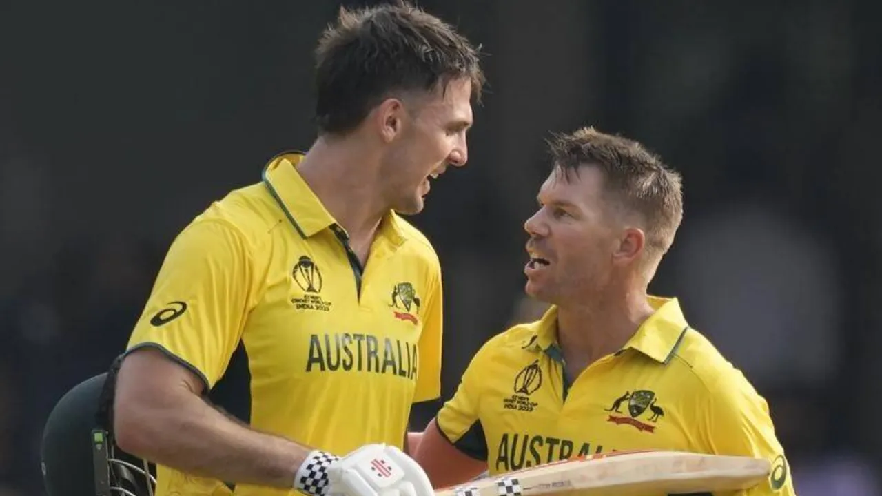 David Warner and Mitchell Marsh