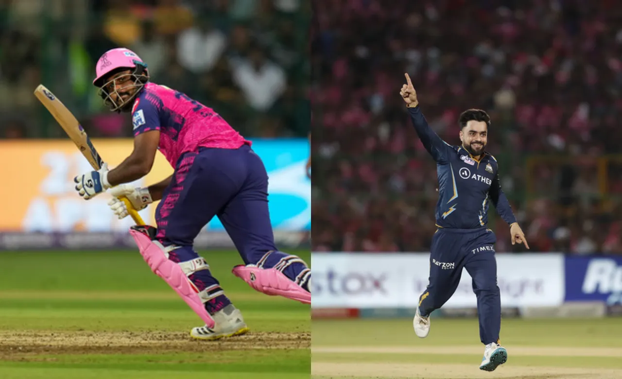 Sanju Samson vs Rashid Khan