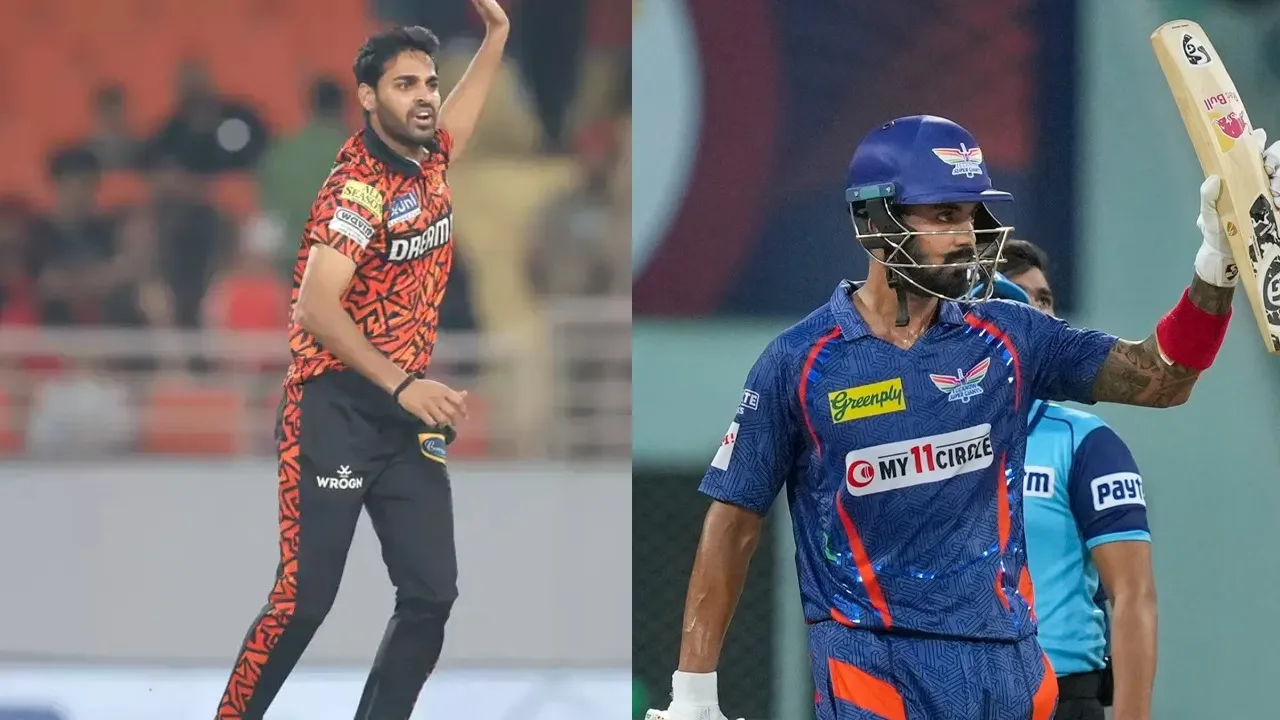 Bhuvneshwar Kumar vs. KL Rahul (Source - Twitter)