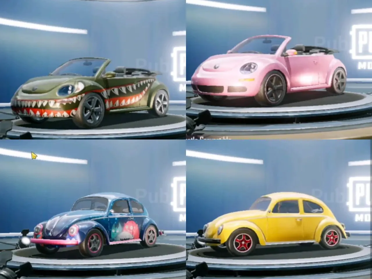 Upcoming Car skins in PUBG Mobile