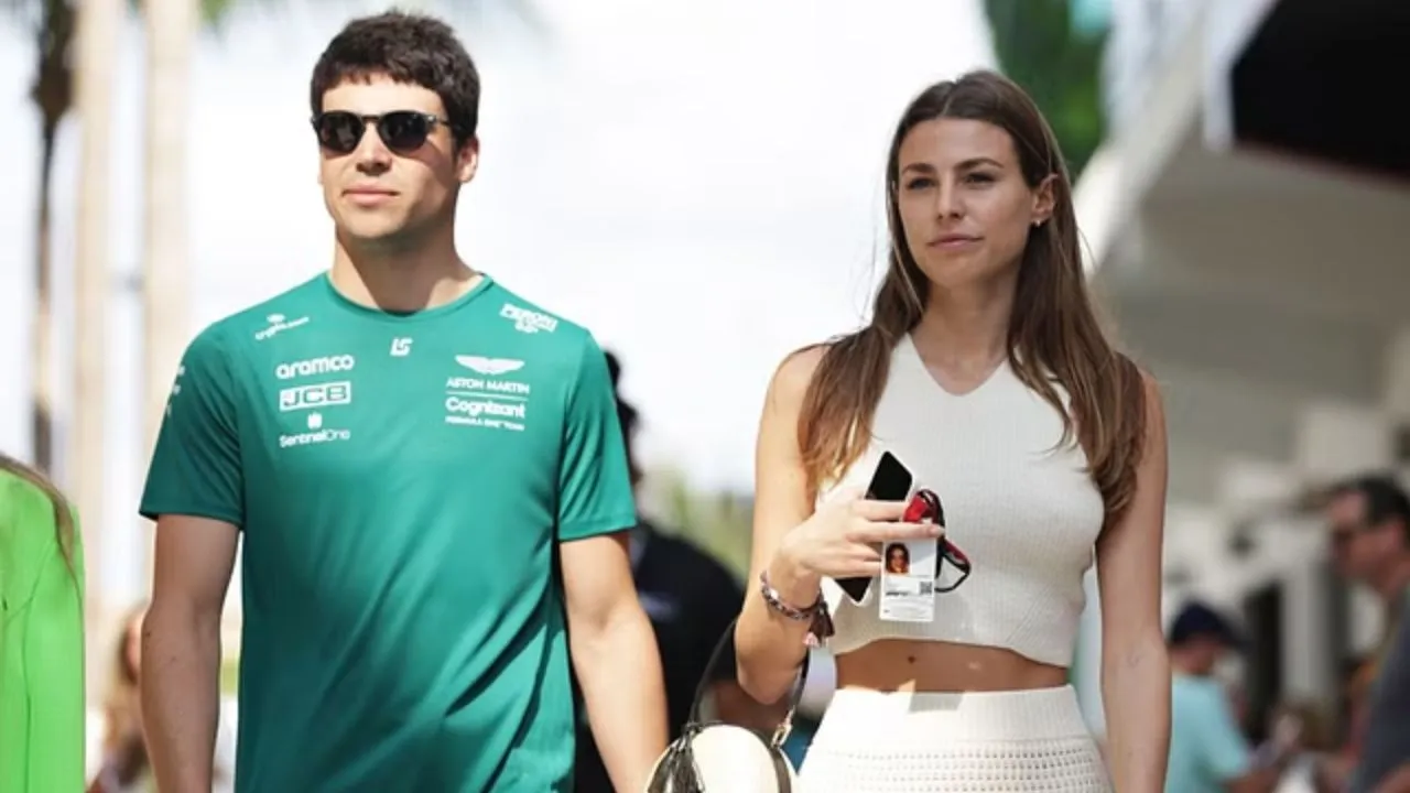 Lance Stroll and Sara Pagliaroli (Source: Twitter)