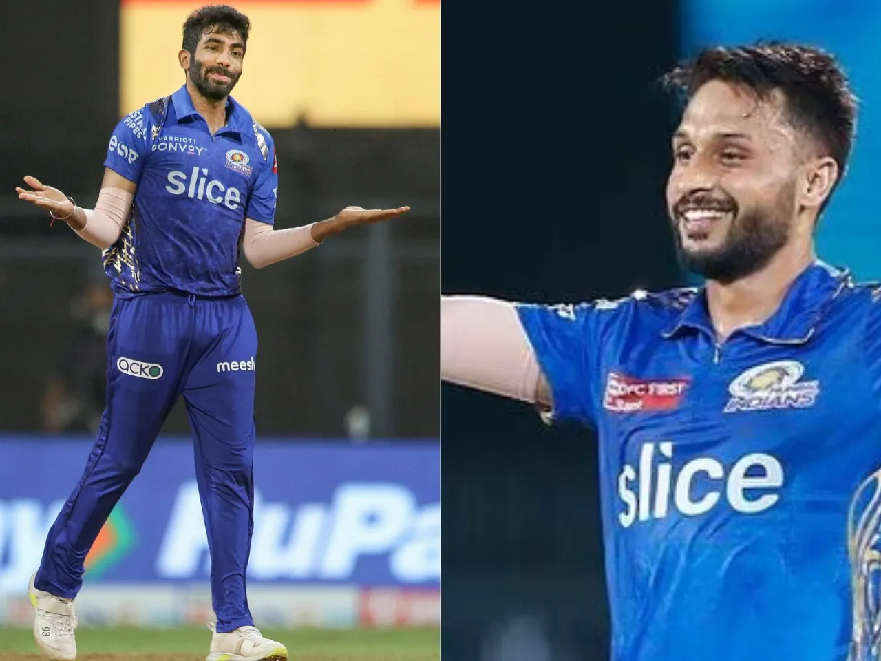 Jasprit Bumrah and Akash Madhwal