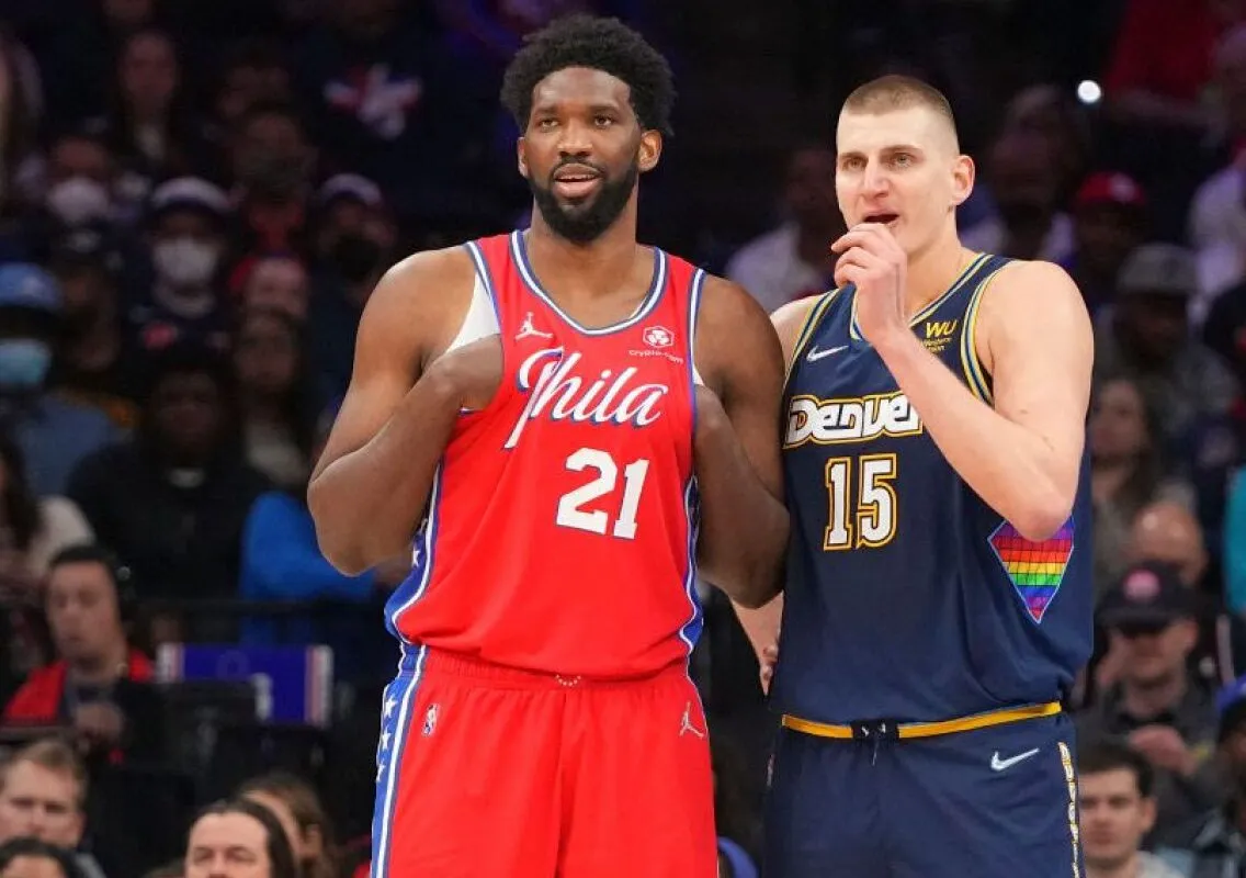 Nikola Jokic and Joel Embiid