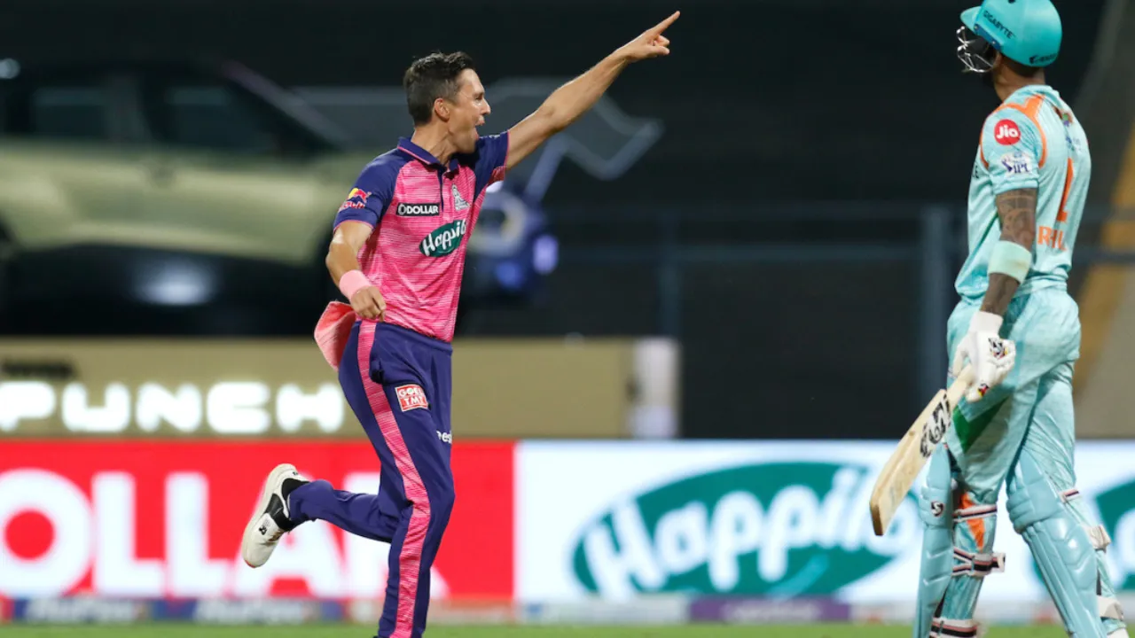 KL Rahul and Trent Boult (File Photo: IPL/BCCI)