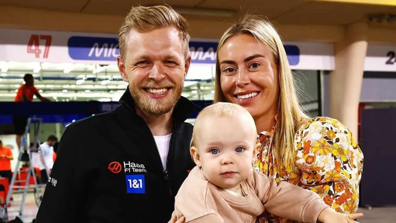 Kevin Magnussen married Louise Gjorup (Source: Twitter)