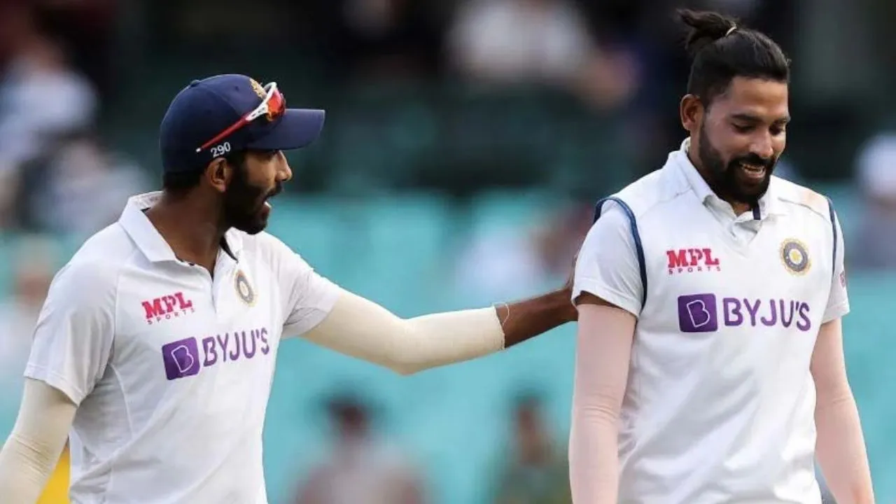 Jasprit Bumrah and Mohammed Siraj