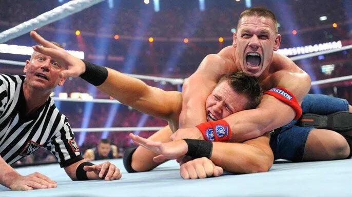 John Cena vs The Miz (Source :WWE)