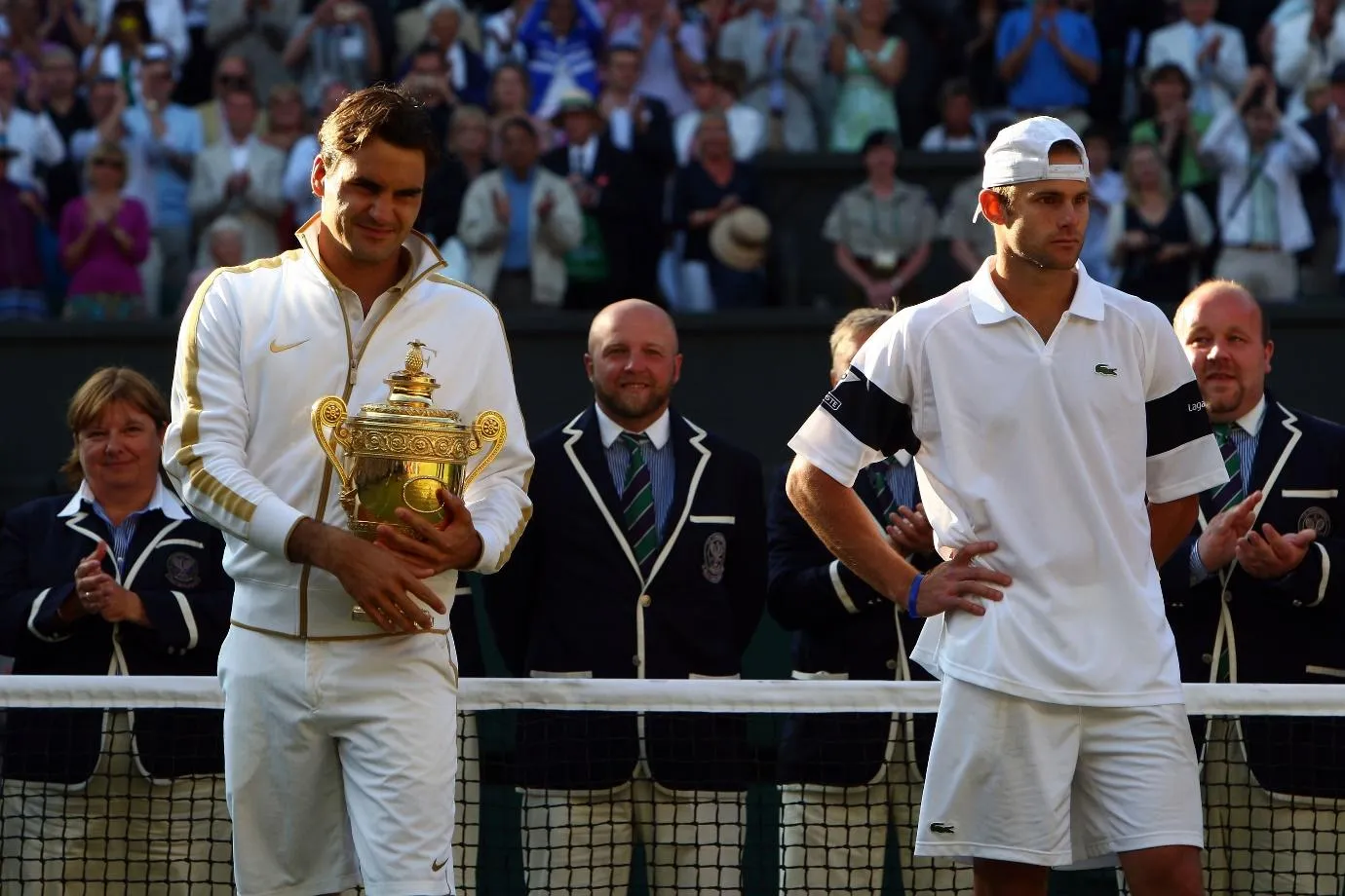 Andy Roddick's finest moment arrived on Centre Court as Roger Federer made  history - The Washington Post