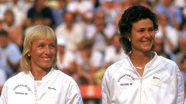 Martina Navratilova and Pam Shriver