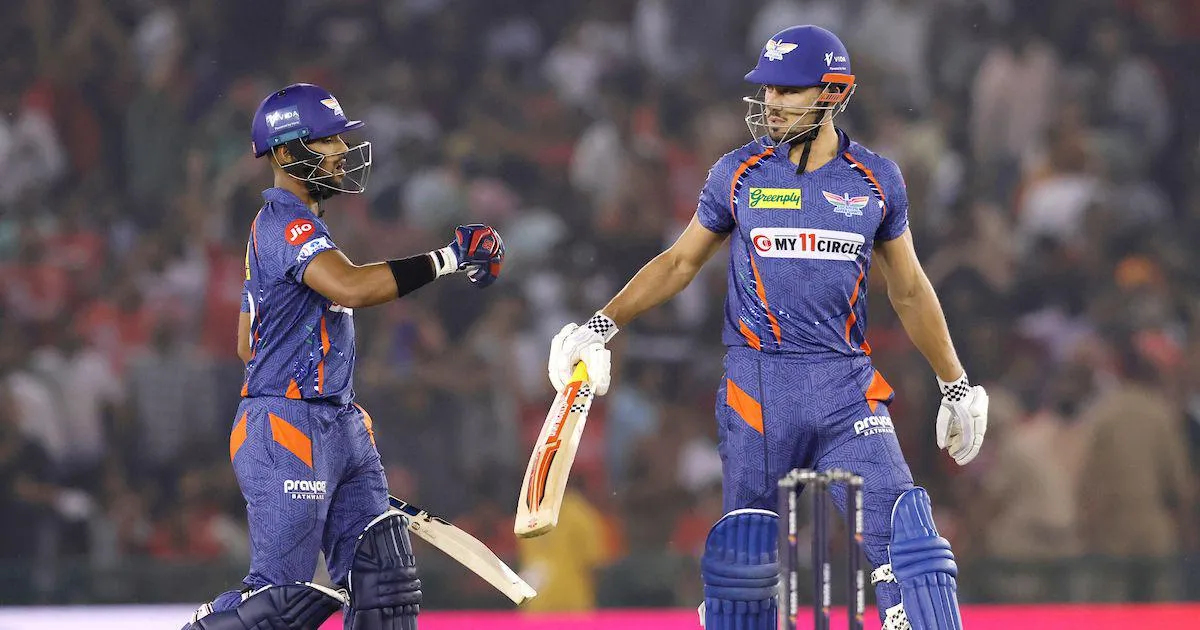 Nicholas Pooran and Marcus Stoinis (Source: Scroll.in)