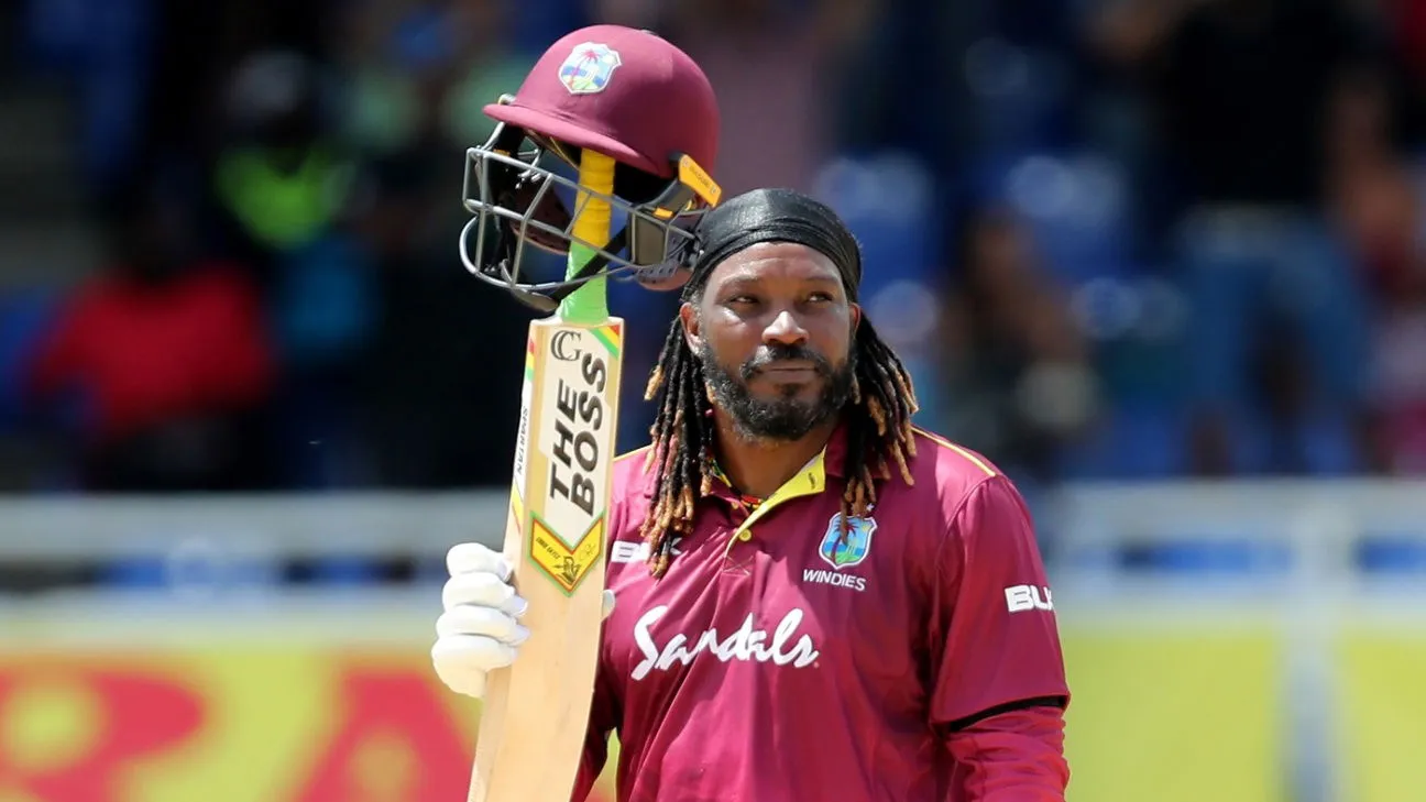 Chris Gayle - Top five batters with most runs in ICC Champions Trophy