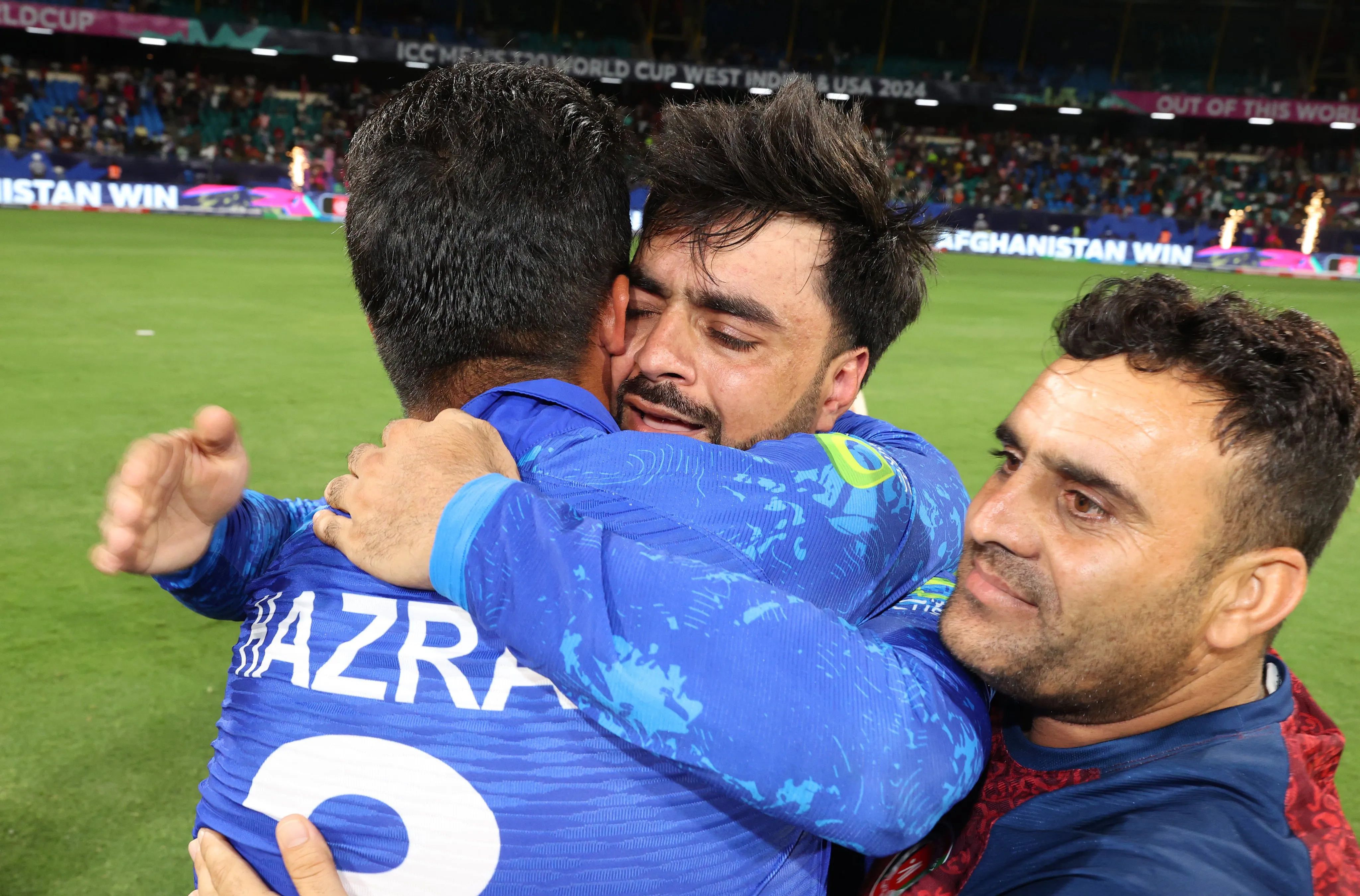 Afghanistan Players and Fans Emotional 