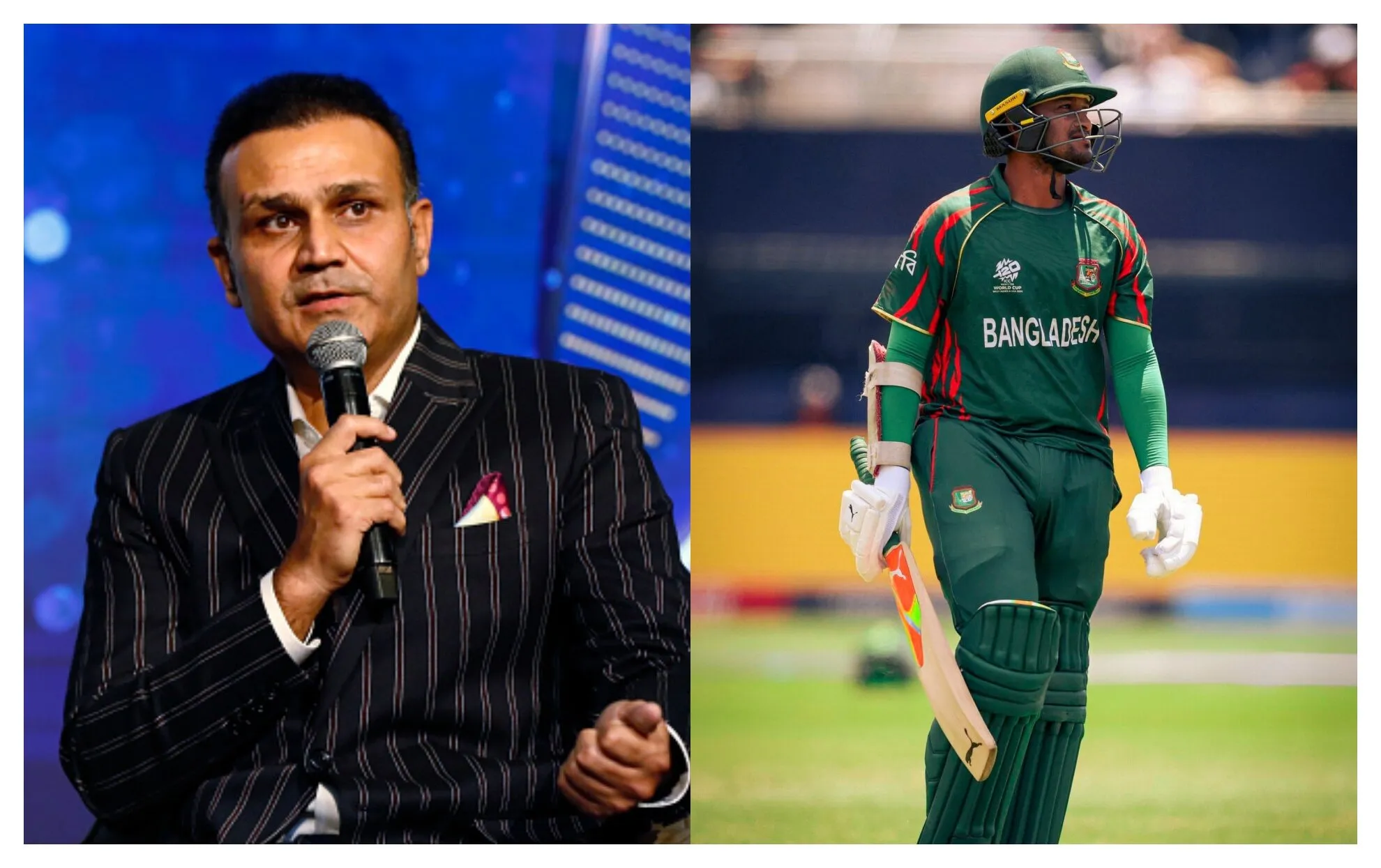 You are just a player from Bangladesh.." Virender Sehwag's brutal dig at Shakib  Al Hasan