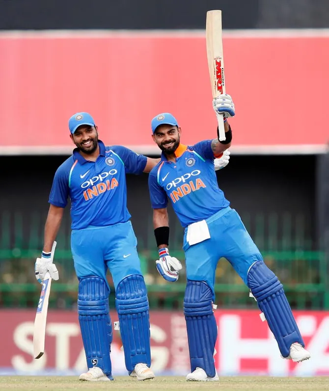 Virat-Rohit defining pair for India in modern era: Sangakkara - Rediff.com