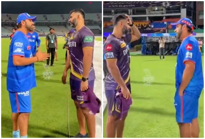 Rohit Sharmas CONTROVERSIAL Chat With Abhishek Nayar Ahead of KKR vs MI  Goes VIRAL | WATCH