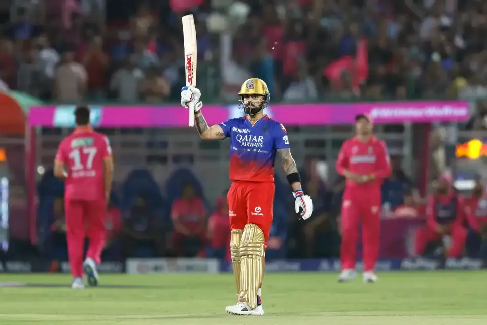 RR vs RCB: Virat scored his eighth IPL century