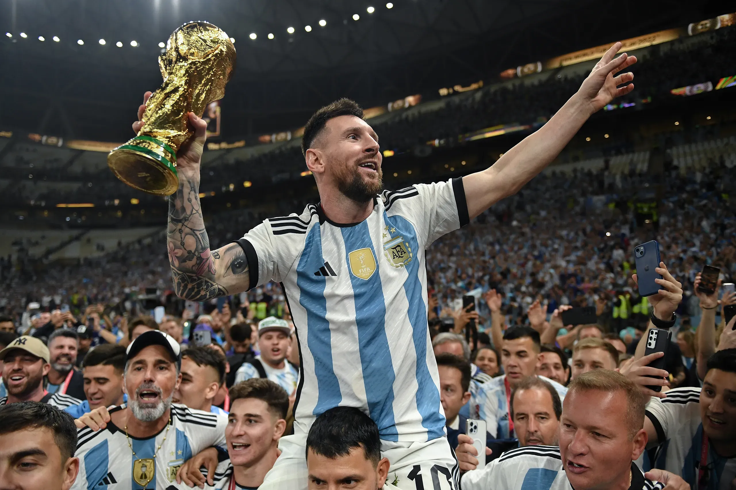 Lionel Messi won the 2022 World Cup with Argentina