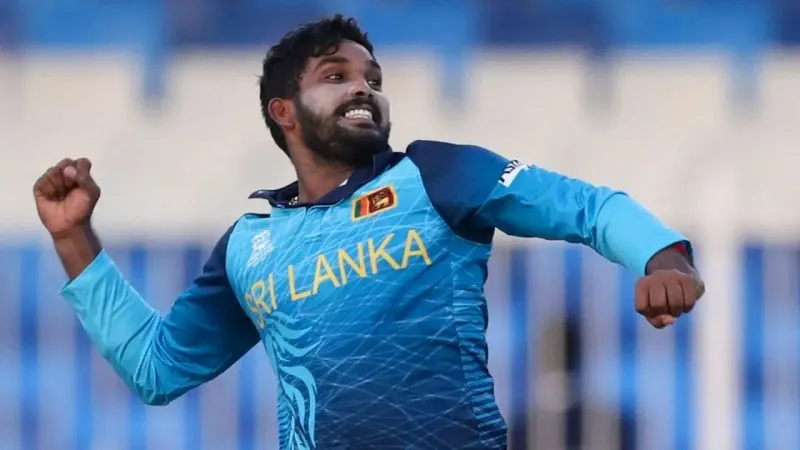 Hasaranga delivered a sensational spell against South Africa in the 2021 T20 Cricket World Cup edition