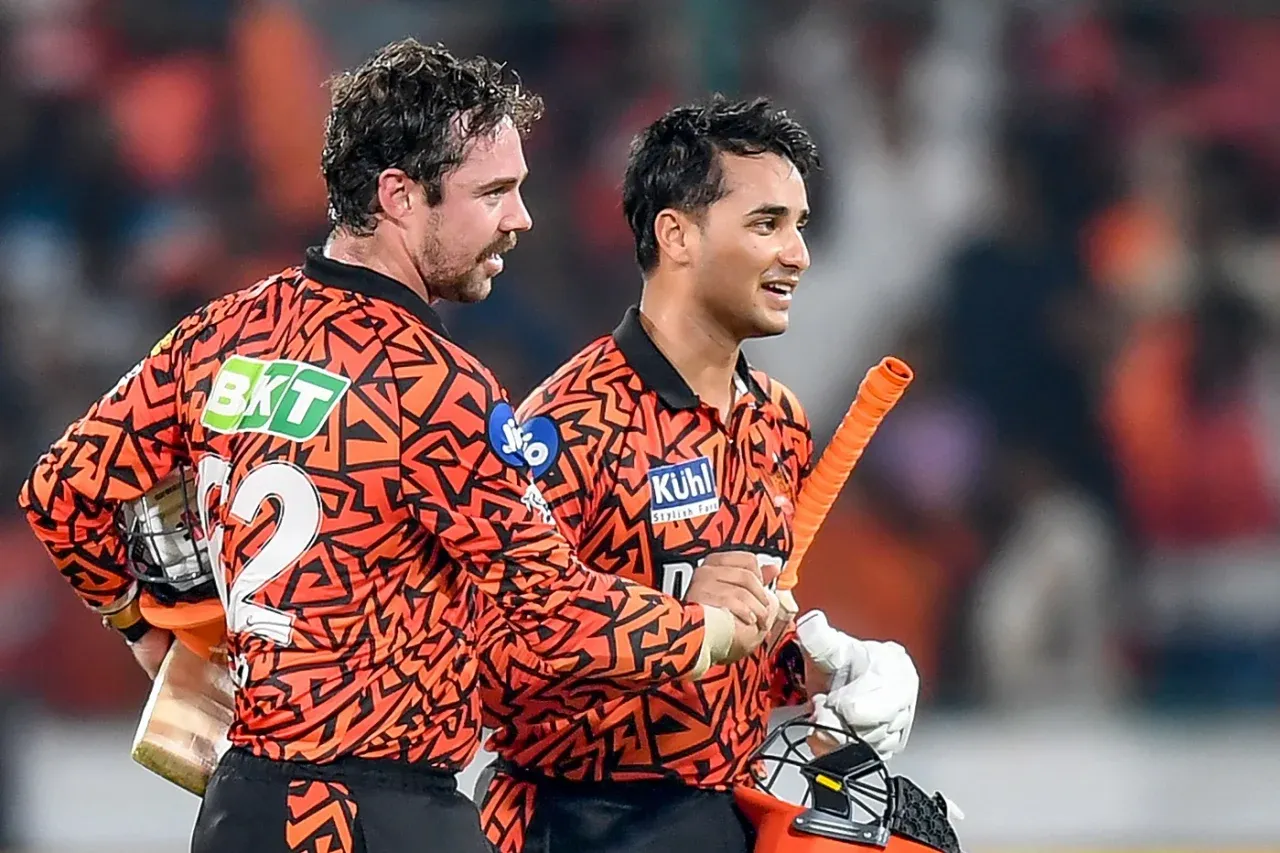 SRH vs GT: Travis Head and Abhishek Sharma walk back after their demolition job against LSG