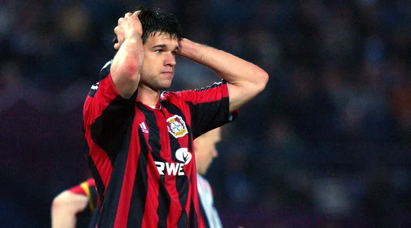 Michael Ballack - A eminent part of the Leverkusen's Treble Horror 