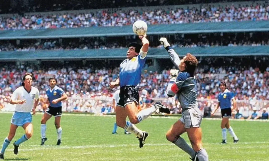 Maradona's Hand of God - Most iconic moments in football - sportzpoint.com