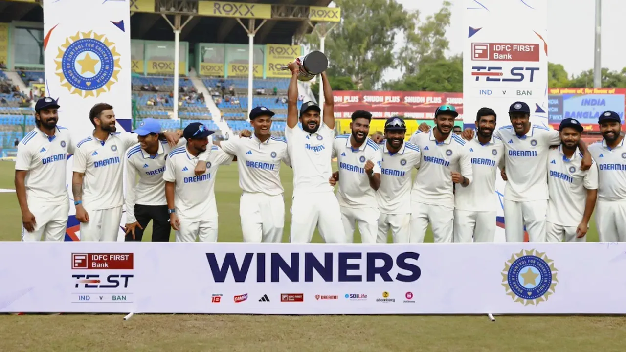 Most test wins by a team since 2015 - Indian Men's cricket team at the top - sportzpoint.com